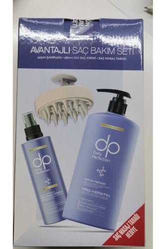 Bond Repair saç bakım seti: 425 ml şampuan, 180 ml saç kremi ve saç masaj tarağı