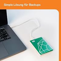 WD My Passport Ultra, 6 TB, tragbarer externer Speicher, Externe Festplatte, Software mit Schutz gegen Ransomware, Sicherung und Passwortschutz – 20. Emerald Anniversay Edition – Ansicht 4