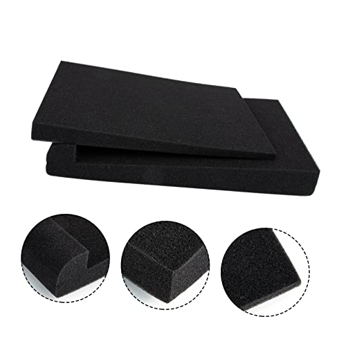 BESTonZON 2 piezas Almohadillas de Aislamiento para Altavoces Acústicos, Almohadillas de Espuma de Alta Densidad para Estudio y Uso en Casa miniatura 3