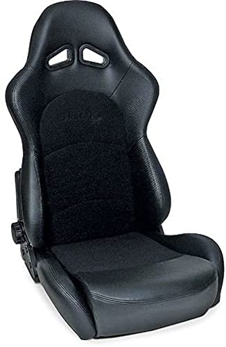 Procar By Scat 80-1615-71 Black Vinyl Trim, Black Velour Insert Racing Sportsman Pro Recliner Common Seat #TOP10