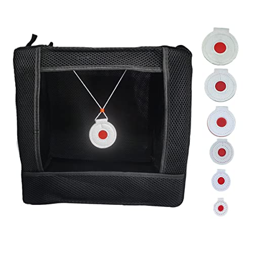 Iitfstc Slingshot Foldable Target Catch Box Set With 6 Bullseye For Practice Competitive Game Bulls Target Practice Recycle The Ammo And Easy To Carry Hunting Shooting (Black) #TOP1