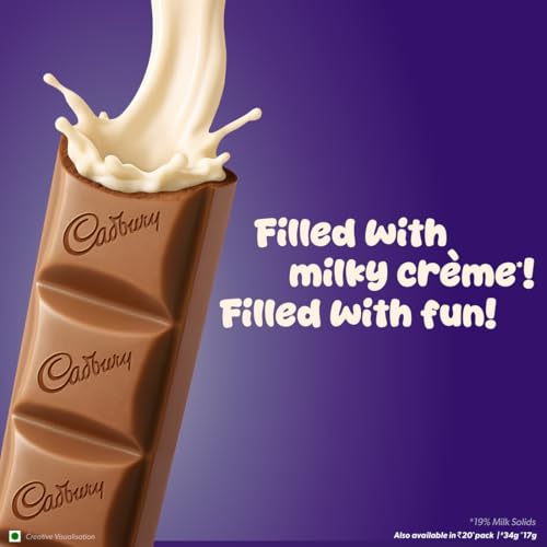Image of Cadbury Dairy Milk Milkinis Chocolate Bars, 17 g