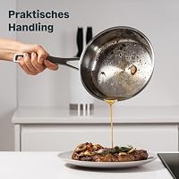 SILBERTHAL Edelstahl Pfanne Unbeschichtet 20 cm PFOS & PFOA & PTFE frei – Ansicht 5