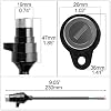 3 Wire Ignition Switch Key Replacement for 50cc 70cc 90cc 110cc 150cc 200cc 250cc ATV & Dirt Bike Electrical Scooters DIY