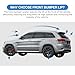 Front Bumper Lip Compatible with Jeep Grand Cherokee SRT 2017-2021/Trackhawk 2018-2021,3PCS Front Splitter Lower Chin Lip Painted Glossy Black Air Dams