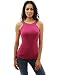 PattyBoutik Women's Round Neck Halter Tank Top (Magenta S)