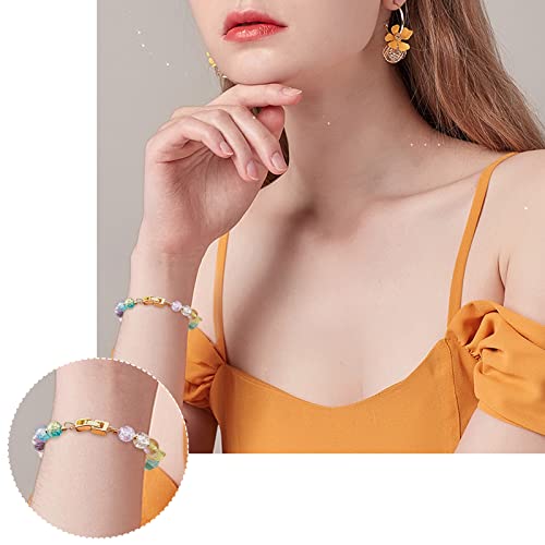 Superfindings KK-FH0002-20-US22 8 Sets 2 Styles Brass Fold Over Clasps 2 Colors Zirconia Extender Clasp Closure End Caps For Bracelet Necklace Jewelry Extender thumb #6