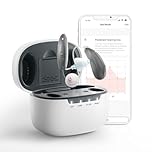 Ceretone Hearing Aids with Bluetooth & App Control, Self-Fitting Rechargeable Hearing Aid for Seniors with Functional Charging Case, Hearing Test, Dual Microphone, Noise Reduction, Invisible Fit, Great Gift