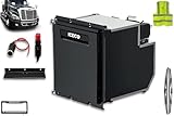 KOZAK Heavy-duty Truck Built-in Fridge (50L) YC49B2 For Freightliner Cascadia 2009-2018, Columbia, Coronado, Century: most models PLUS Logo 2x 22 Wipers, License Plate Frame and Vest