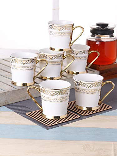 Image of Clay Craft - Peter Coffee Mugs Set, 6-pieces, 240ml, Ebony E603