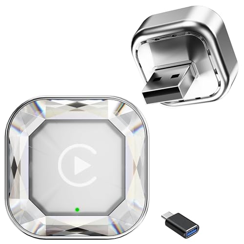 Wireless CarPlay& Android Auto Adapter, Plug in Once Go Wireless Forever