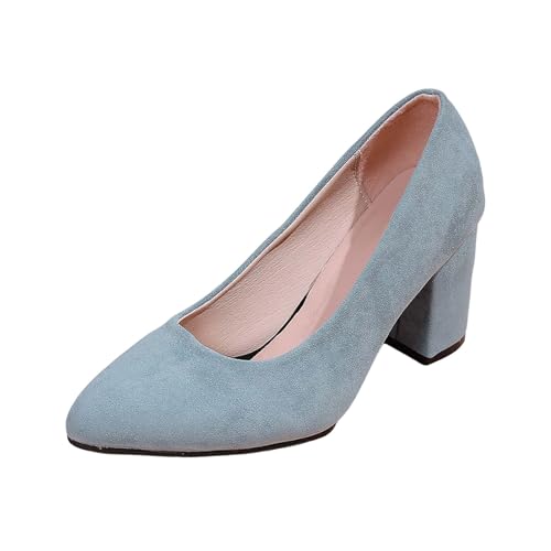 Chaussures à enfiler élégantes avec talon bloc pour femme au quotidien