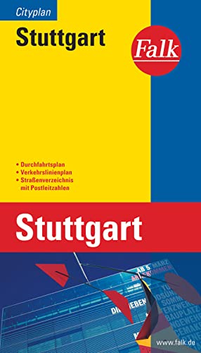Falk Cityplan Stuttgart 120000 Karte (im Sinne von Landkarte)