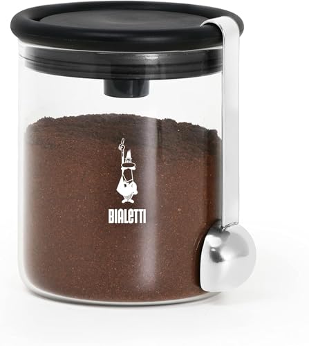 Bialetti Smart Coffee Jar, 250g Capacity &ndash; Made in Glass...