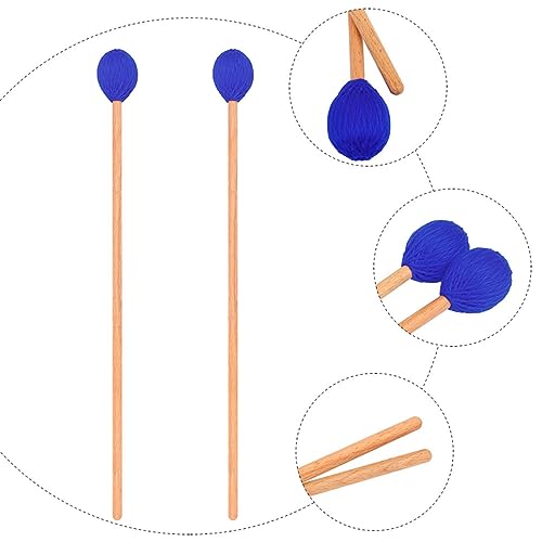 2 Baquetas para Marimba Azul miniatura 3