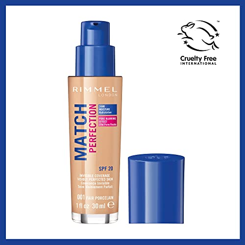 Miniatura 2 de Rimmel London Match Perfection Base de maquillaje 001 Fair Porcelain 30 ml