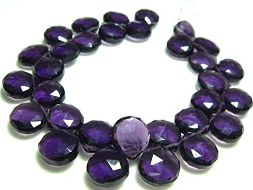 Perles améthyste quartz cœur pour créer vos bijoux bohèmes chic