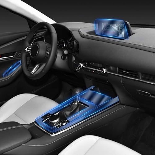 Film de protection TPU de console centrale pour garder votre Mazda CX-30 comme neuve