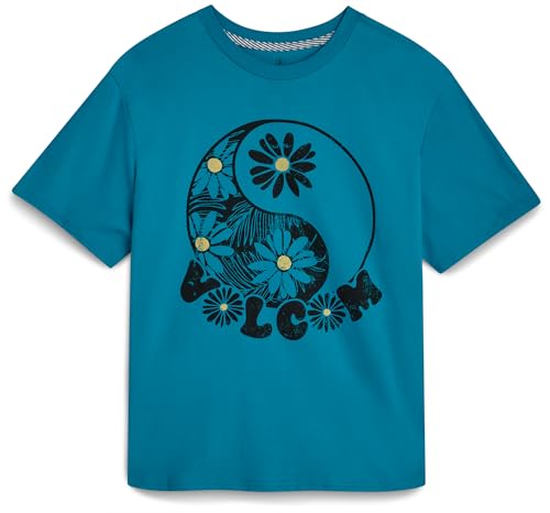 Image of Volcom Girls Shirts - Casual Crewneck Short Sleeve Graphic Tee Trendy Tops - Breathable Girls Summer Clothes