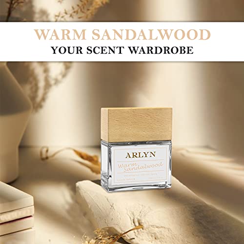 Warm Sandalwood By Arlyn - Unisex Edp Perfume - 1.7Oz, Notes Of Sandalwood, Leather, Papyrus, Virginia Cedar, Violet, Cardamom, Iris, Amber, Fragrance #TOP1