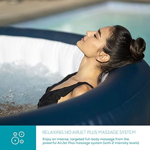 Lay-Z-Spa 60029 Milan Airjet Plus Inflatable Hot Tub, 6 Person