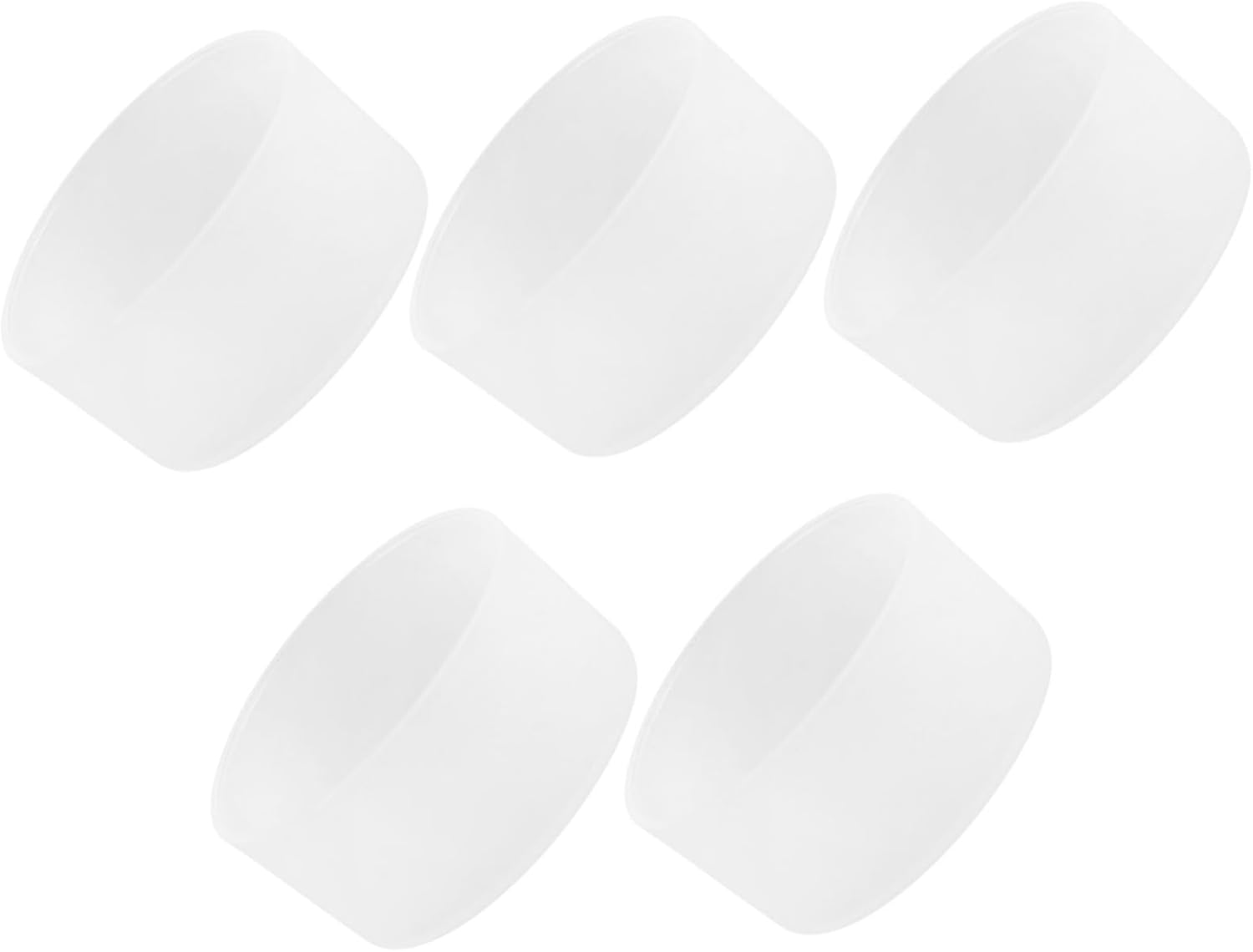 5pcs Telescope Eyepiece Protective Cap, 1.25 Inch 30mm White
