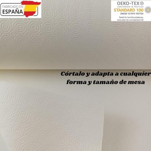 Molleton dessous de table rectangle nappe de protection 140x250cm - 6