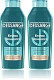 DESSANGE - Shampoing Hydra-Apaisant Dermo Ressource - Sans Sulfates - Formule Enrichie En Algues & Niacinamide Pure - Apaise & Hydrate - Cuir Chevelu Sensible & Cheveux Déshydratés - 280ml (Lot de 2)