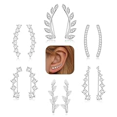 Silver Climber Earrings