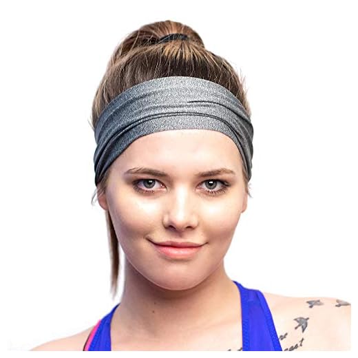 Lightweight Moisture Wicking Sports Headband - Designed for Women Borrowed by Men