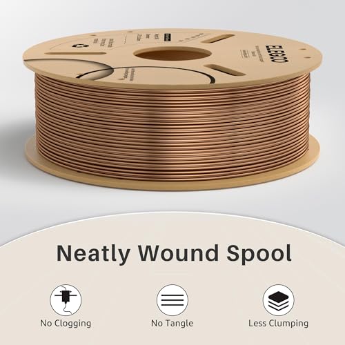 Image of ELEGOO Metal PLA Filament 1.75mm Bronze 1KG, Metallic Shiny 3D Printer Filament Dimensional Accuracy + /- 0.02mm, 1kg Spool(2.2lbs) Fits for Most FDM 3D Printers