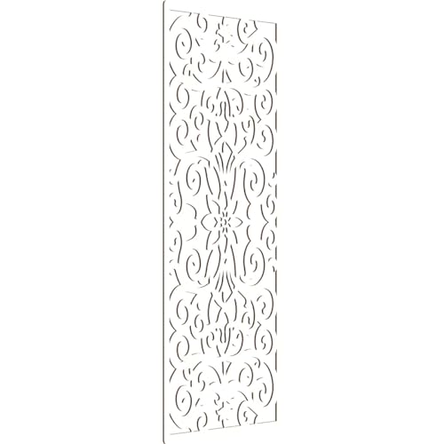 Image of Buel Decorative Pierced Fretwork Wood Wall Panels, 33 3 /8 inchW x 84 3 /8 inchH x 1 /4 inchT, Birch