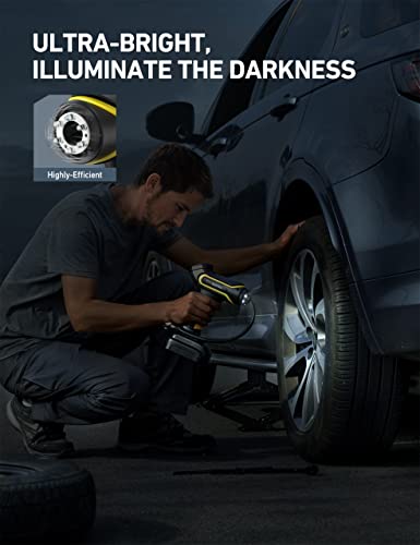 Astroai Tire Inflator Air Compressor Cordless Car Tire Pump With 20V Rechargeable Li-Ion Battery 150 Psi Portable Handheld Air Pump With 12 V Car Power Adapter For Cars Motorcycles Ls40791（C1） #TOP5