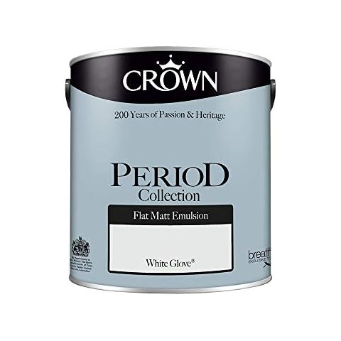 Crown Retail Period Matt White Glove Paint Cover