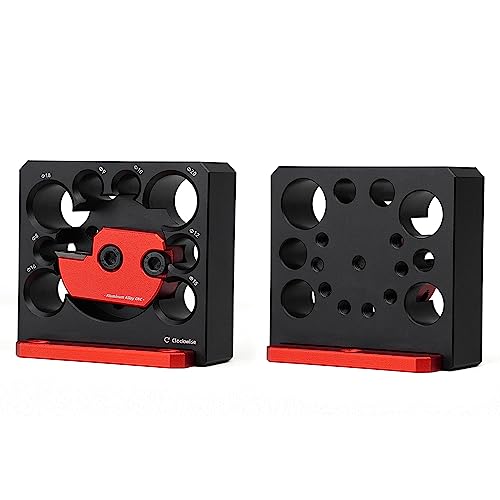 KETIPED Adjustable Drill Milling Dowel Round Rod Auxiliary Tool with Carbide Blade, Electric Drill Milling Cylindrical Woodworking Tool Dowel Maker Jig with 8/9/10/12/15/16/18/20mm Holes,035B 3 KETIPED Adjustable Drill Milling Dowel Round Rod Auxiliary Tool with Carbide Blade, Electric Drill Milling Cylindrical Woodworking Tool Dowel Maker Jig with 8/9/10/12/15/16/18/20mm Holes,035B - Image 3