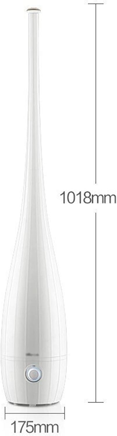 Household Bedroom Humidifier 4L High-Capacity Humidifier Mute Floor-Standing Humidifier Oil Diffuser Auto-Shut Off Knob Control White Cool Mist Humidifier