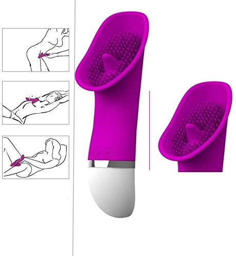 Tongue Vibrate Toy for Women, Oral Tongue Simulator, Waterproof 30-Frequency Vibration Wand, Multi