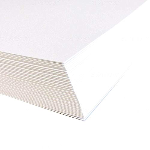 Carte A3 blanc 200gsm de craft pour impression et dessin créatif - Paquet de 50 pages épaisses
