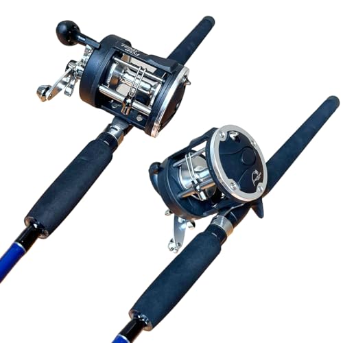 MARURI, KIT DE PESCA PESADA CARRETILHA ALTO MAR TSSD 3000 C/VARA 1.80M - 80LB MACIÇA C/ROLDANA LADO