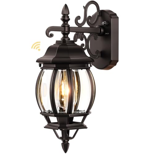 VIANIS Bronze Front Porch Light Fixtures Dusk to Dawn, Anti-Rust