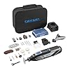 Dremel 8240 Cordless Rotary Tool 12V 2Ah Lithium-ion Battery, Multitool Kit with 3 Attachments, 45 Accessories, Variable Speed 5.000-35.000 RPM and Quick Charge Time