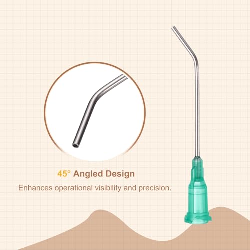 Aiguilles de distribution 18Ga PATIKIL à pointe courbe 1.5 pouce pour applications techniques - 4