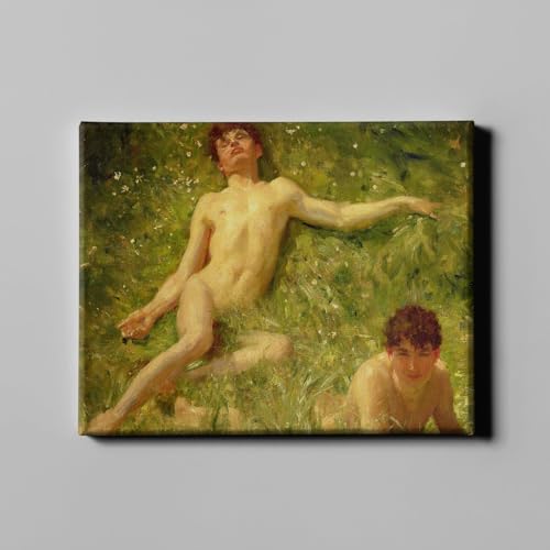 Toile de galerie Henry Scott Tuke The Sunbathers format extra large