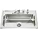 KOHLER K-3312-4-NA Lyric Single-Basin Self-Rimming Kitchen Sink