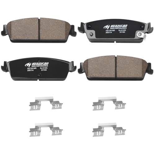 Rear Brake Pads Compatible with Silverado Sierra Suburban 1500 Chevy