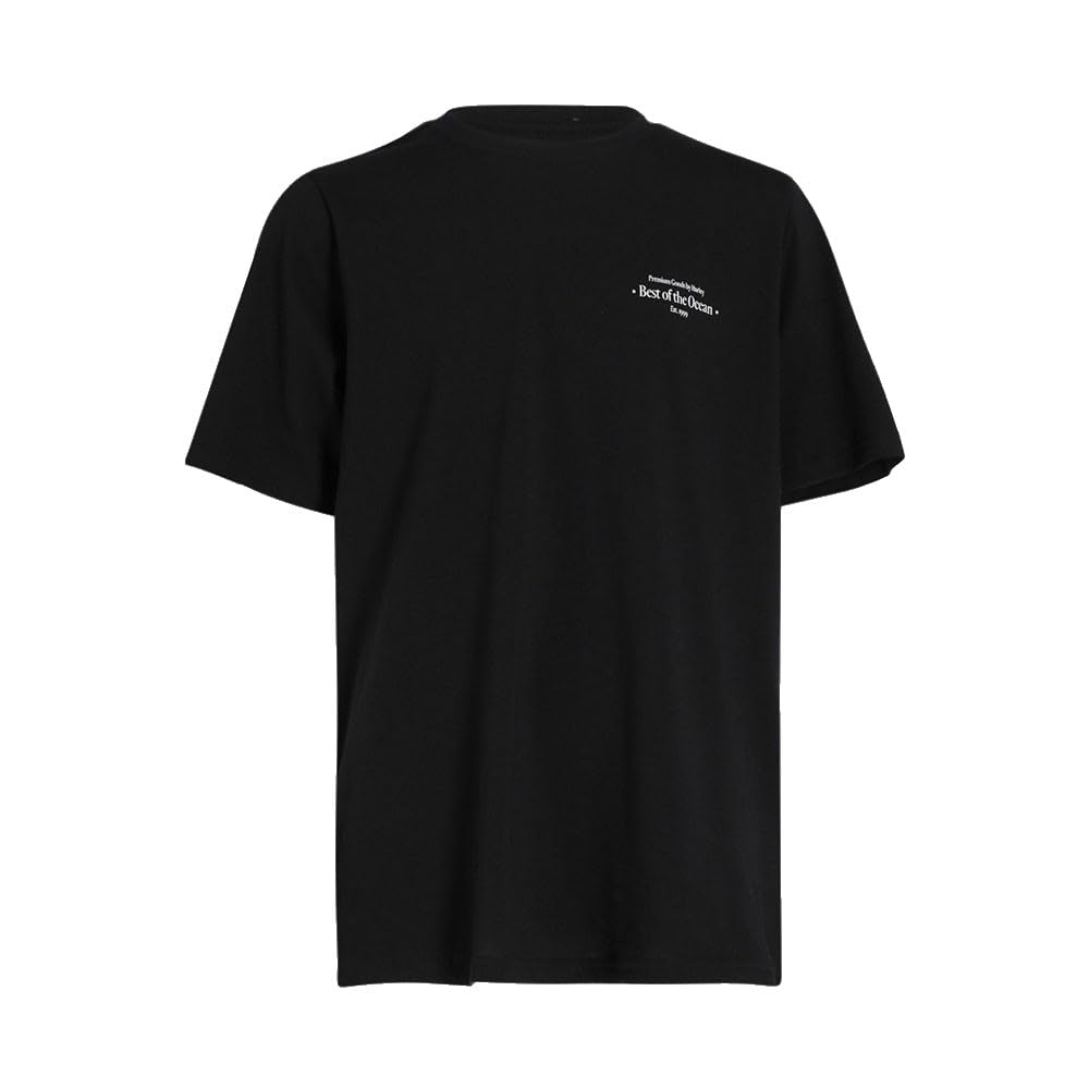 Hurley Boys Short Sleeve (7 to 15 Years) Printing Press Biriri T-Shirt, Black, 14 Years EU