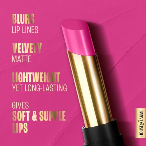 Image of LAKME LAKM Lakme Absolute Beyond Matte Lip 203 FuchsiaFun 3.4gm