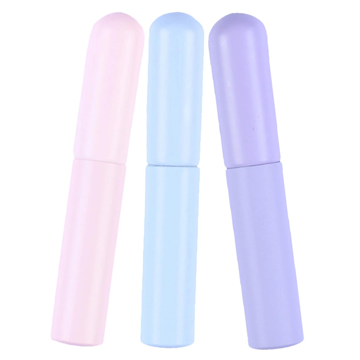 FOMIYES 15 Piezas Pincel De Brocha De Maquillaje Cepillo De Aplicador De Lápiz Labial Varitas Aplicadoras De Pintalabios Con Cubierta Bálsamo Labial Gel De Sílice Perder