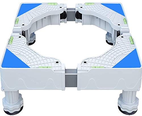 Washing Machine Stand Movable Adjustable Mobile Dryer Base Universal Mobile Base Dorm Fridge Stand with 4 Strong Feet (Four feet)