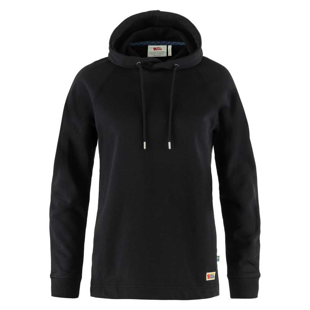 Fjallraven 86987-550 Vardag Hoodie W Maglia Lunga Donna Black Taglia Xs-image